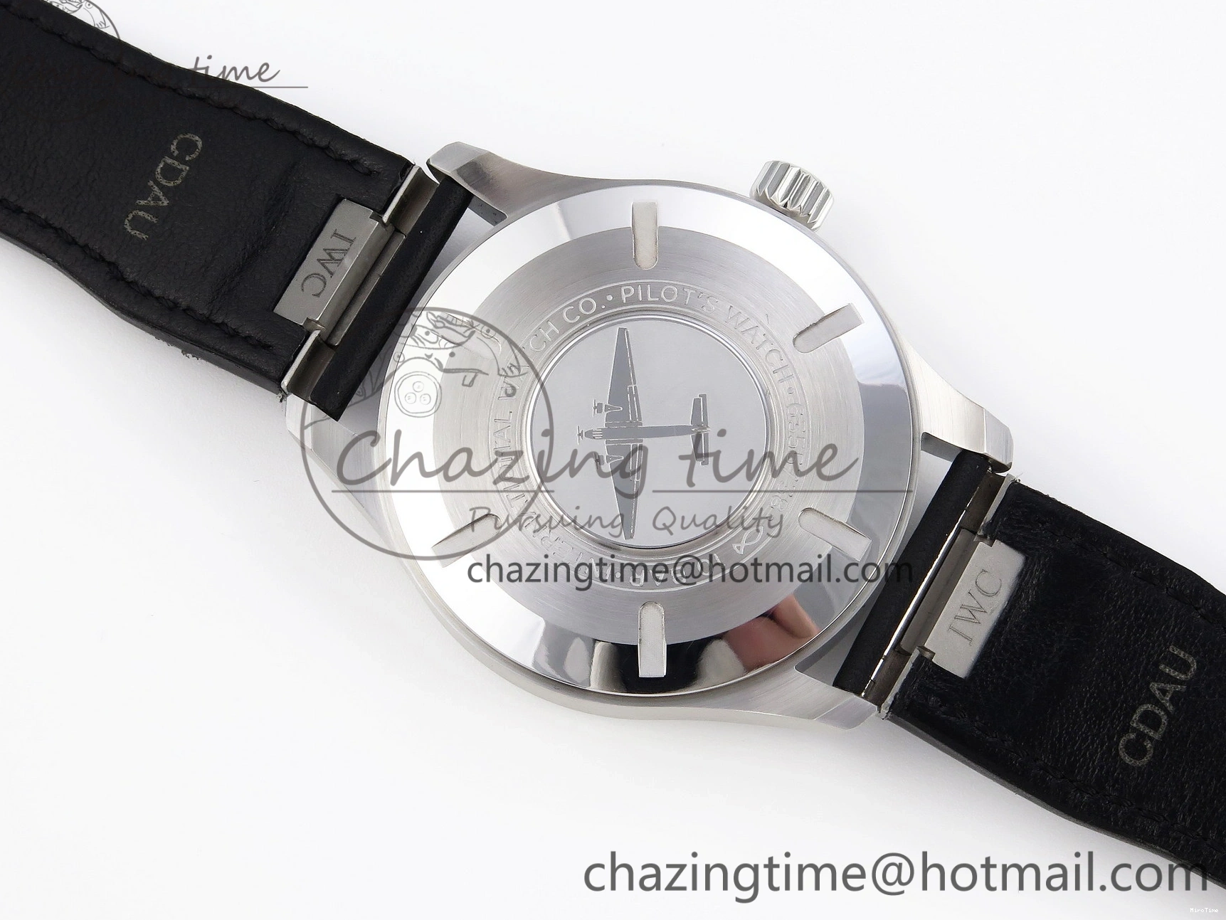 MIROTIME 0331 Pilot Mark XX IW328201 ZF 1:1 Best Edition Black Dial on Black Leather Strap A Affordable 7028